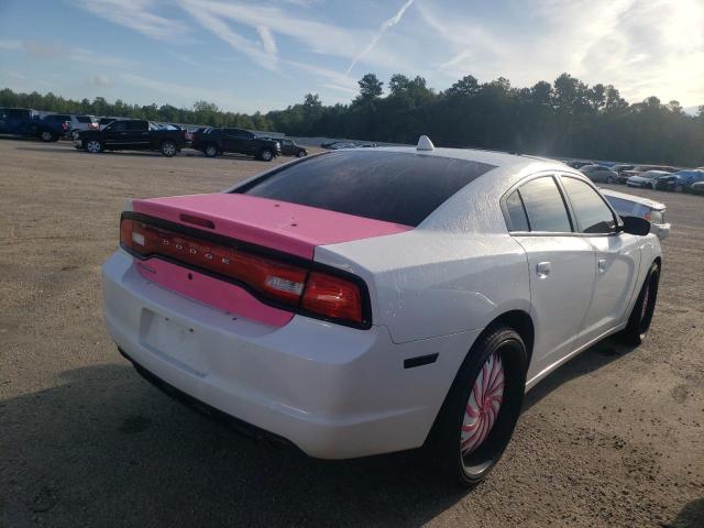 2C3CDXAG7EH358600 - 2014 DODGE CHARGER PO WHITE photo 4