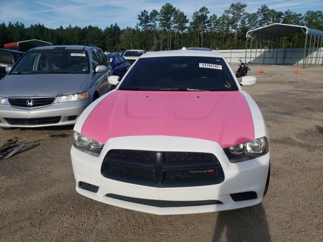 2C3CDXAG7EH358600 - 2014 DODGE CHARGER PO WHITE photo 9