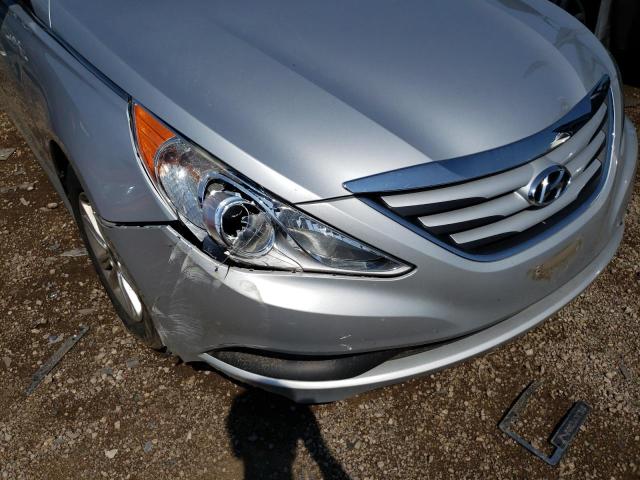 5NPEB4ACXEH896317 - 2014 HYUNDAI SONATA GLS SILVER photo 9