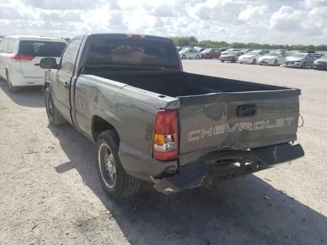 1GCEC14W71Z192175 - 2001 CHEVROLET SILVERADO GRAY photo 3