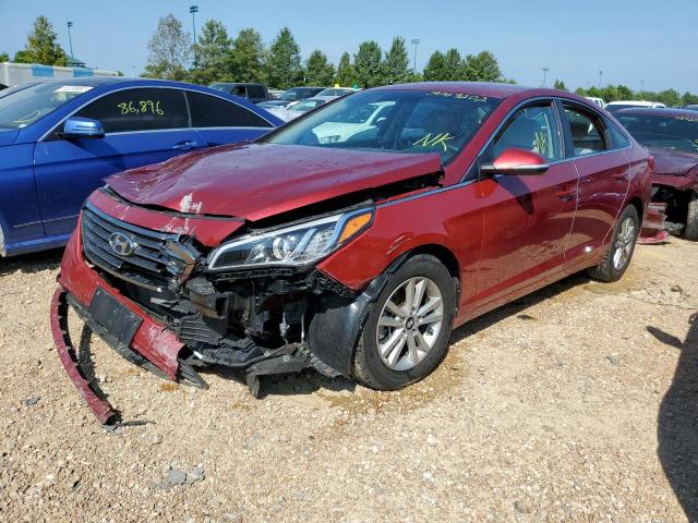 5NPE24AA4GH354485 - 2016 HYUNDAI SONATA ECO BURGUNDY photo 2