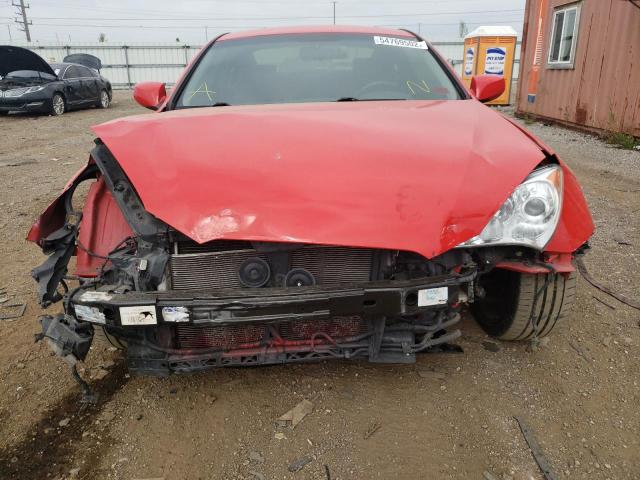 KMHHU6KH7BU046977 - 2011 HYUNDAI GENESIS CO RED photo 9