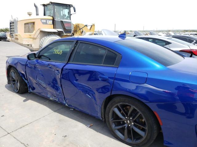 2C3CDXGJ8KH510754 - 2019 DODGE CHARGER SC BLUE photo 10