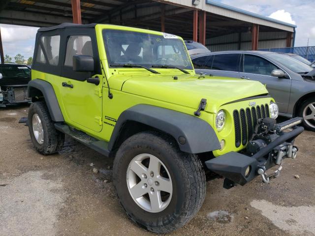 1C4AJWAGXGL325487 - 2016 JEEP WRANGLER S GREEN photo 1