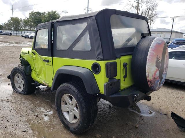 1C4AJWAGXGL325487 - 2016 JEEP WRANGLER S GREEN photo 3