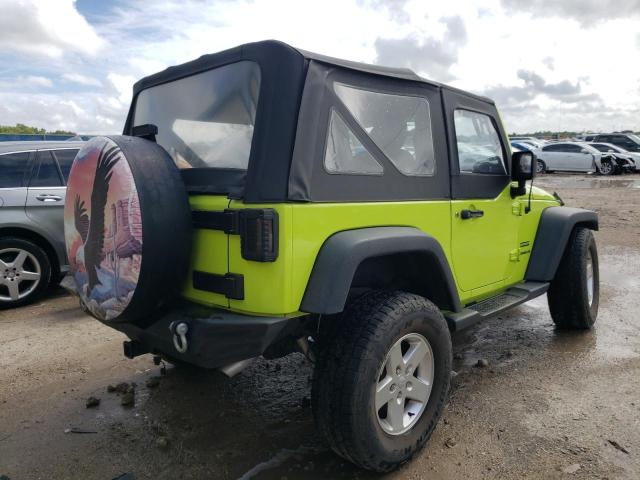 1C4AJWAGXGL325487 - 2016 JEEP WRANGLER S GREEN photo 4