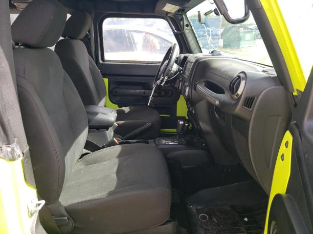 1C4AJWAGXGL325487 - 2016 JEEP WRANGLER S GREEN photo 5