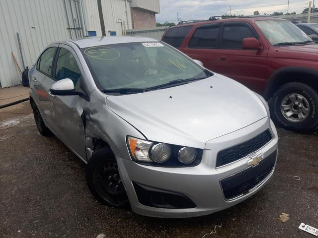 1G1JB5SH4F4180382 - 2015 CHEVROLET SONIC LS SILVER photo 1