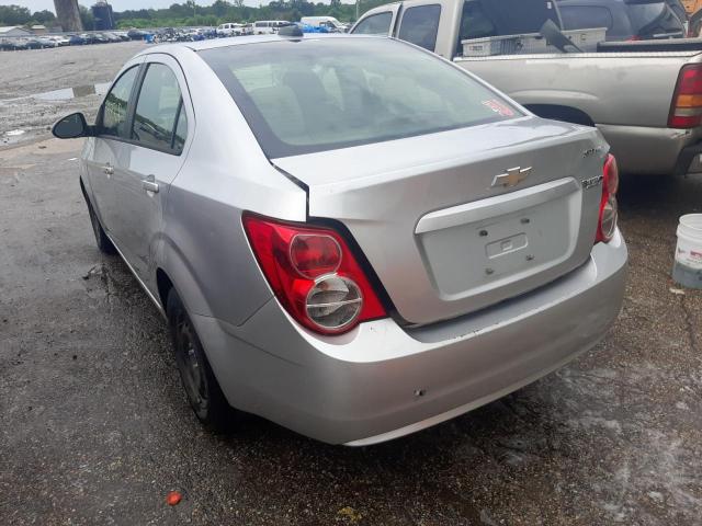 1G1JB5SH4F4180382 - 2015 CHEVROLET SONIC LS SILVER photo 3