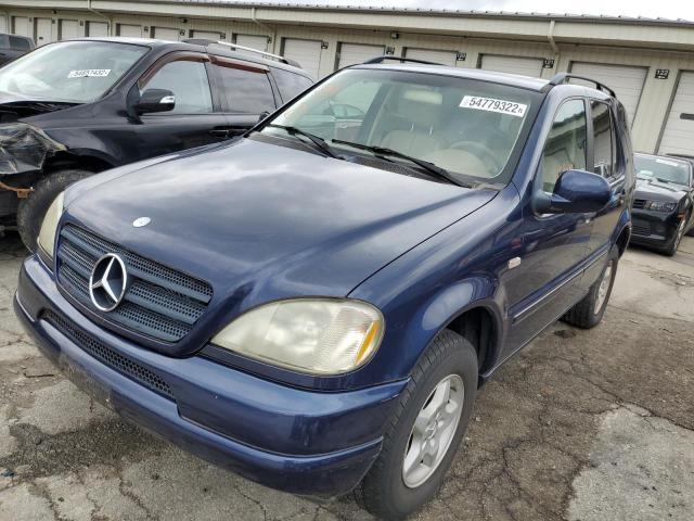 4JGAB54E5YA200343 - 2000 MERCEDES-BENZ ML 320 BLUE photo 2