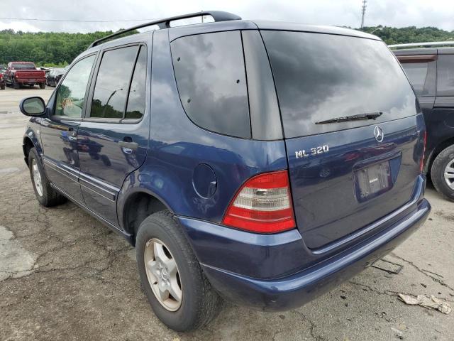 4JGAB54E5YA200343 - 2000 MERCEDES-BENZ ML 320 BLUE photo 3