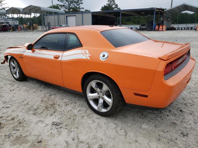 2C3CDYBTXCH134526 - 2012 DODGE CHALLENGER ORANGE photo 3