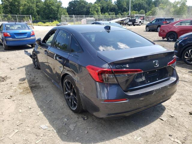 2HGFE2F56NH510710 - 2022 HONDA CIVIC SPOR Grau Foto 3