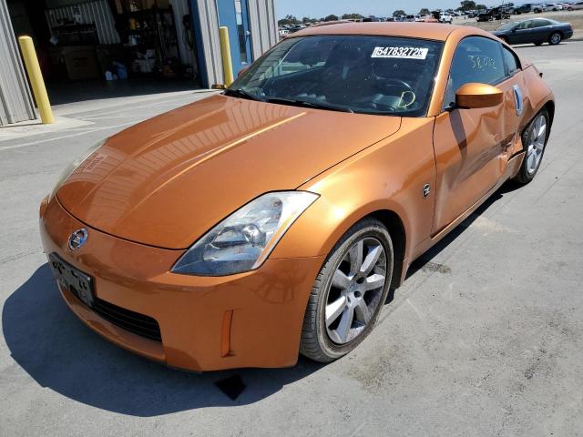 JN1AZ34EX5M650989 - 2005 NISSAN 350Z COUPE ORANGE photo 2