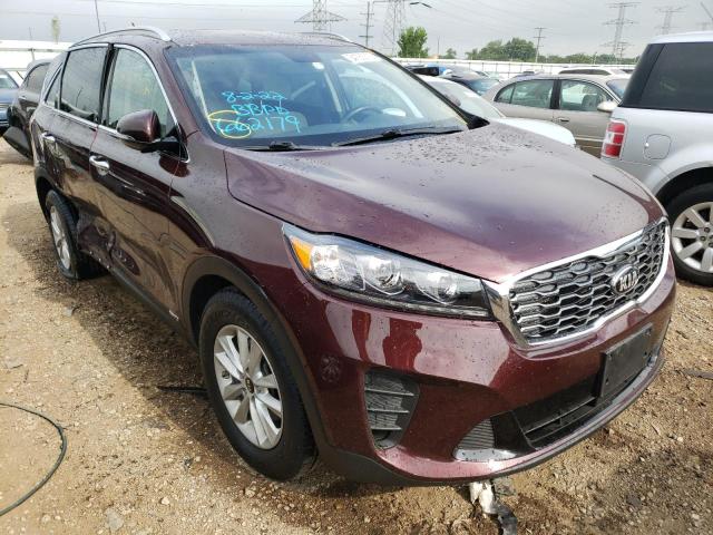 5XYPGDA37LG662179 - 2020 KIA SORENTO L BURGUNDY photo 1