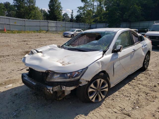 1HGCR2F36FA094051 - 2015 HONDA ACCORD LX WHITE photo 2