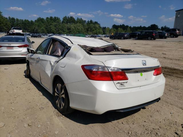 1HGCR2F36FA094051 - 2015 HONDA ACCORD LX WHITE photo 3