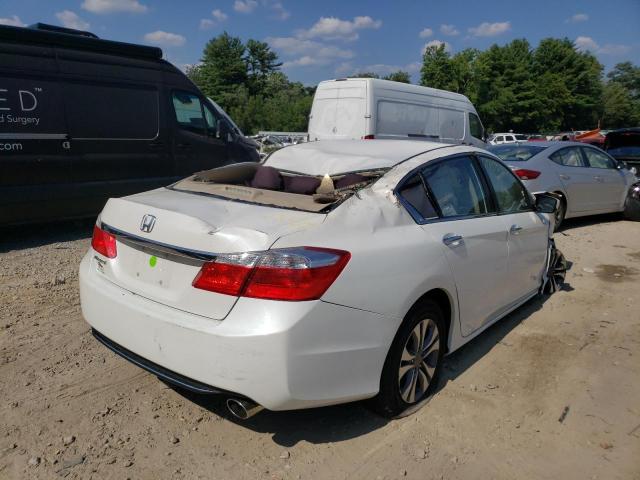 1HGCR2F36FA094051 - 2015 HONDA ACCORD LX WHITE photo 4