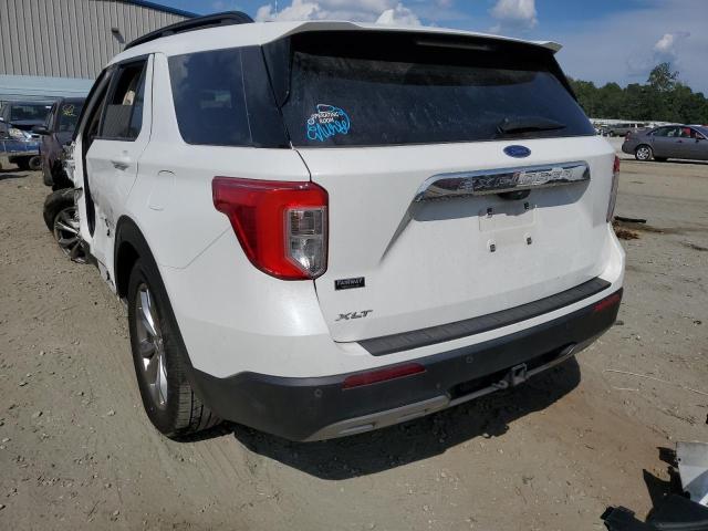 1FMSK7DH5LGD12382 - 2020 FORD EXPLORER X WHITE photo 3