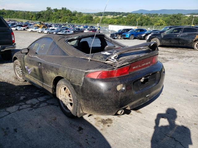 4A3AK44Y7XE109278 - 1999 MITSUBISHI ECLIPSE GS BLACK photo 3