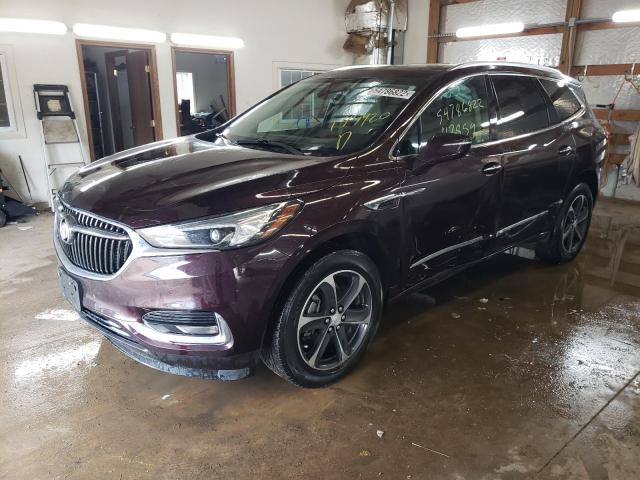 5GAERCKW9KJ195920 - 2019 BUICK ENCLAVE PR BURGUNDY photo 2