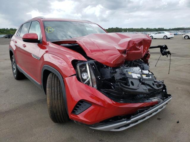 1V2BE2CA7NC218760 - 2022 VOLKSWAGEN ATLAS CROS Красный фото 1