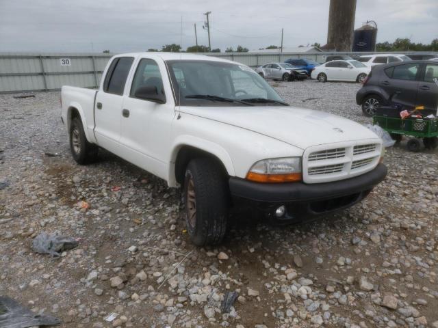 1D7HL38X03S292339 - 2003 DODGE DAKOTA QUA WHITE photo 1