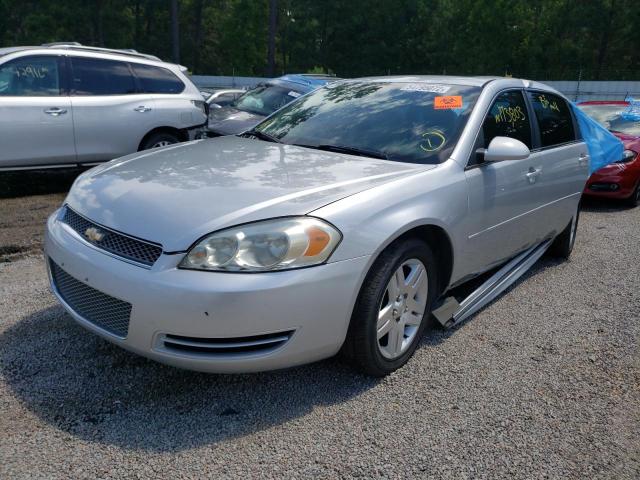 2G1WB5E36E1157251 - 2014 CHEVROLET IMPALA LIM SILVER photo 2