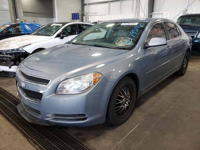 1G1ZH57B29F215810 - 2009 CHEVROLET MALIBU 1LT 蓝色 照片 2