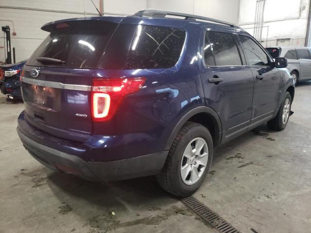 1FMHK8B85BGA66144 - 2011 FORD EXPLORER BLUE photo 4