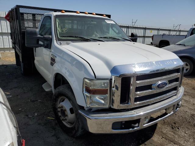 1FDWF36Y19EA18283 - 2009 FORD F350 SUPER WHITE photo 1