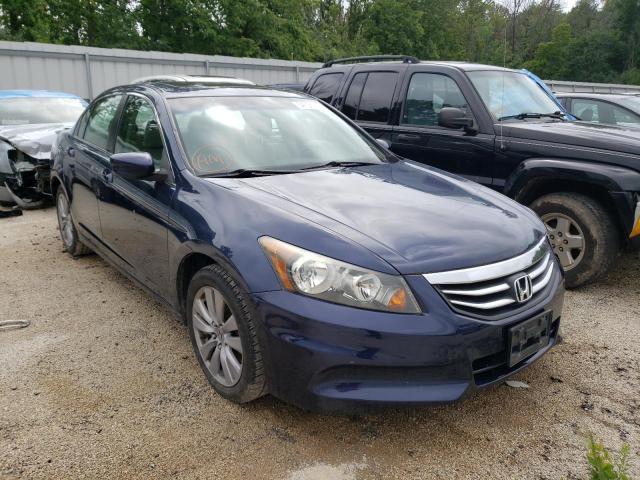 1HGCP2F81BA019270 - 2011 HONDA ACCORD EXL BLUE photo 1