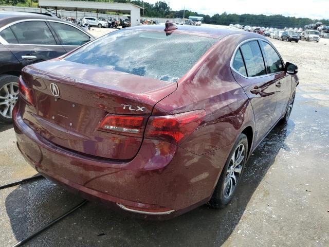 19UUB1F51GA014239 - 2016 ACURA TLX TECH BURGUNDY photo 4