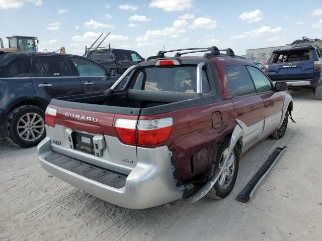 4S4BT61C536106260 - 2003 SUBARU BAJA MAROON photo 4