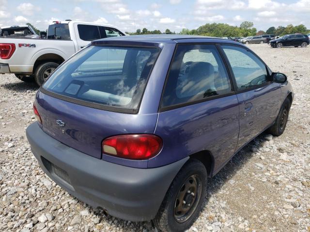 2C1MR2268W6705226 - 1998 CHEVROLET METRO PURPLE photo 4