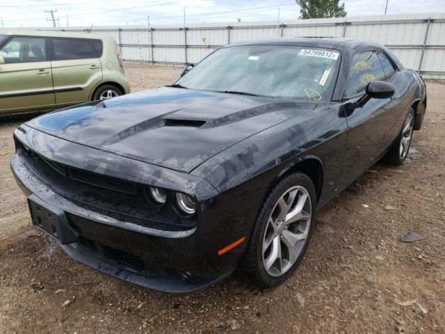 2C3CDZBG9FH774580 - 2015 DODGE CHALLENGER BLACK photo 2