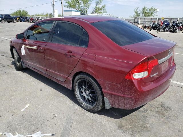 2HGFA1F87AH519748 - 2010 HONDA CIVIC EX RED photo 3