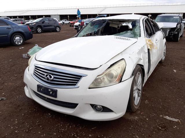 JN1DV6AP7CM812753 - 2012 INFINITI G25 BASE WHITE photo 2