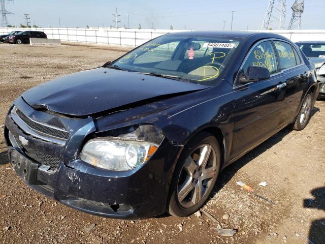 1G1ZC5E00CF319168 - 2012 CHEVROLET MALIBU 1LT BLUE photo 2