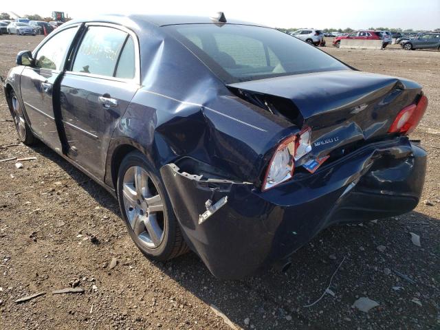 1G1ZC5E00CF319168 - 2012 CHEVROLET MALIBU 1LT BLUE photo 3