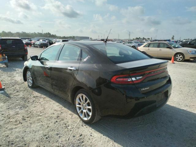 1C3CDFCB5FD165792 - 2015 DODGE DART LIMIT BLACK photo 3