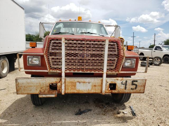 1FDNF70HXGVA19246 - 1986 FORD F700 RED photo 7