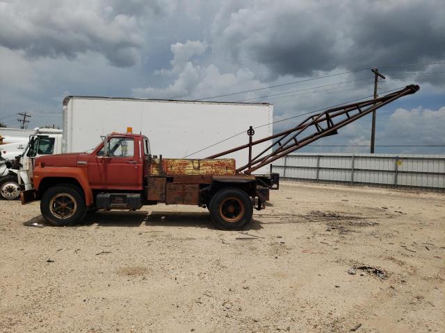 1FDNF70HXGVA19246 - 1986 FORD F700 RED photo 9