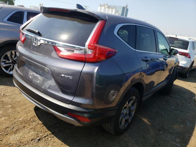 5J6RW2H8XKL028136 - 2019 HONDA CR-V EXL GRAY photo 4