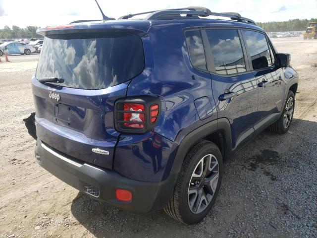 ZACCJBBB5HPG11684 - 2017 JEEP RENEGADE BLUE photo 4