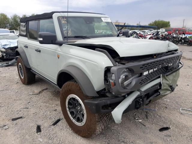 1FMEE5DP3MLA85766 - 2021 FORD BRONCO BAS GRAY photo 1