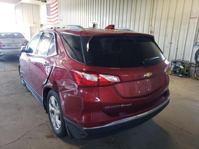 2GNAXMEV2J6265529 - 2018 CHEVROLET EQUINOX PR RED photo 3