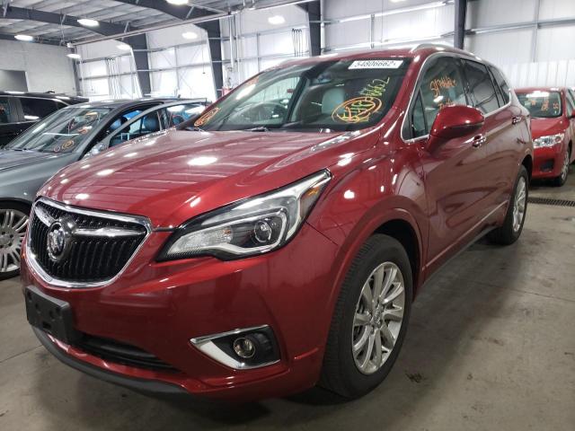 LRBFXCSA7KD006790 - 2019 BUICK ENVISION E BURGUNDY photo 2
