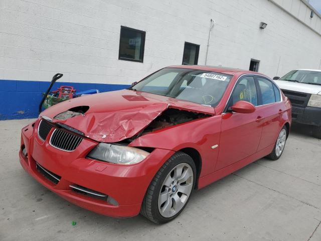 WBAVD53598A282558 - 2008 BMW 335 XI RED photo 2