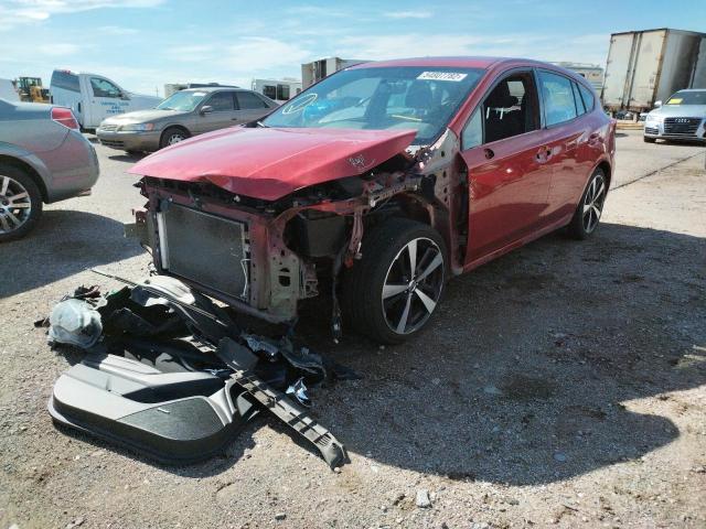 4S3GTAK67H1739109 - 2017 SUBARU IMPREZA SP BURGUNDY photo 2